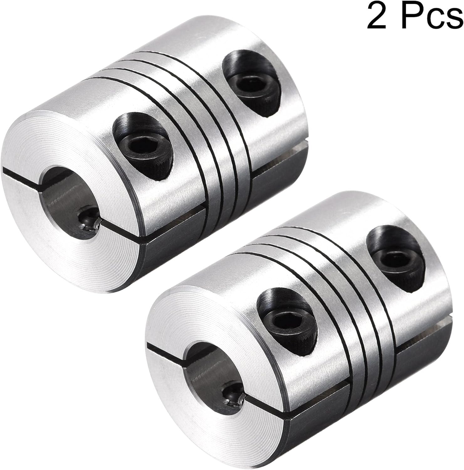 uxcell 2PCS Motor Shaft 8mm to 8mm Helical Beam Coupler Coupling 25mm Dia 30mm Length