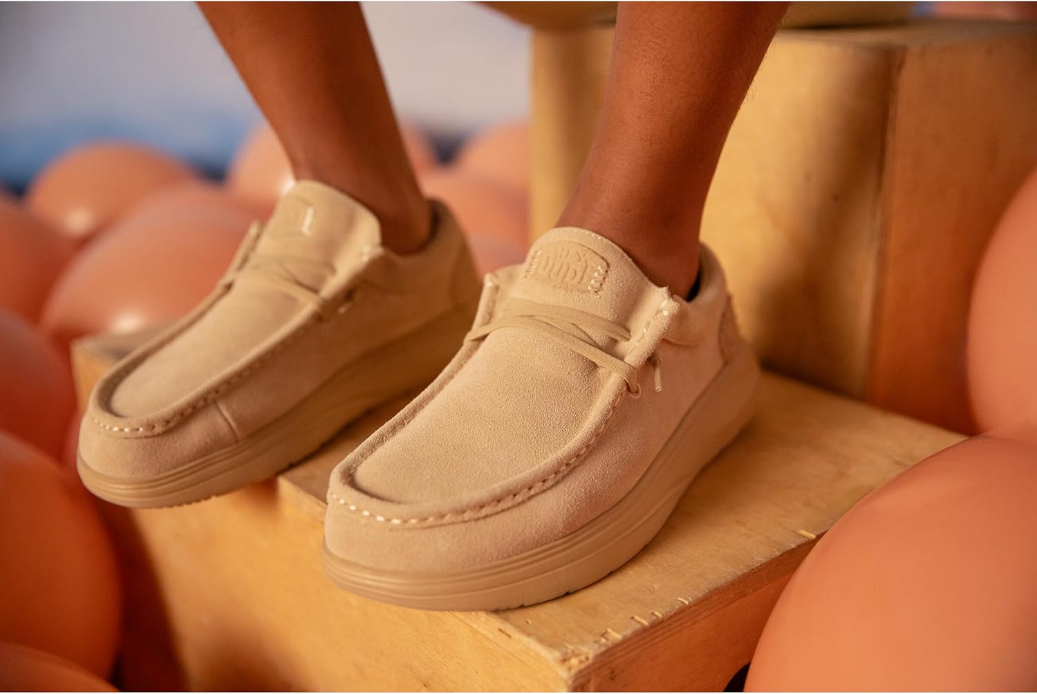 HEYDUDE Men's Wally Comf Suede Slip-On Loafers | Lightweight Men's Casual Shoes | Extra Plush Midsole Padding for Everyday Wear - Image 6