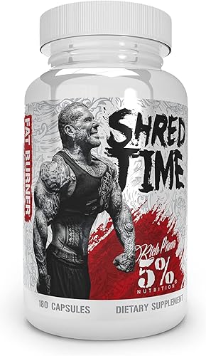 Miniatura 12 de 5% Nutrition 2-Stack | Stack Ready + Shred Time Suplemento Stack | Diurético, refuerzo del metabolismo, supresor del apetito para competencia de