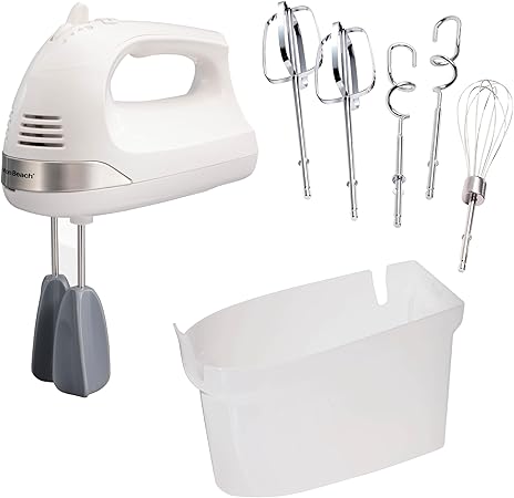 Hamilton Beach 6-Speed Electric Hand Mixer with Whisk, Dough Hooks