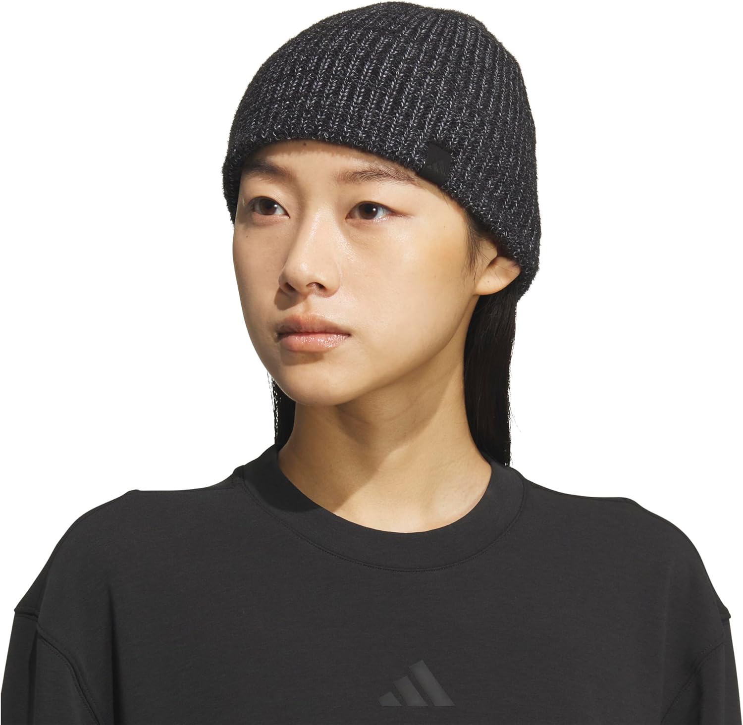 adidas Women's Lifestyle Beanie – Soft Fuzzy Knit Winter Hat - Image 5