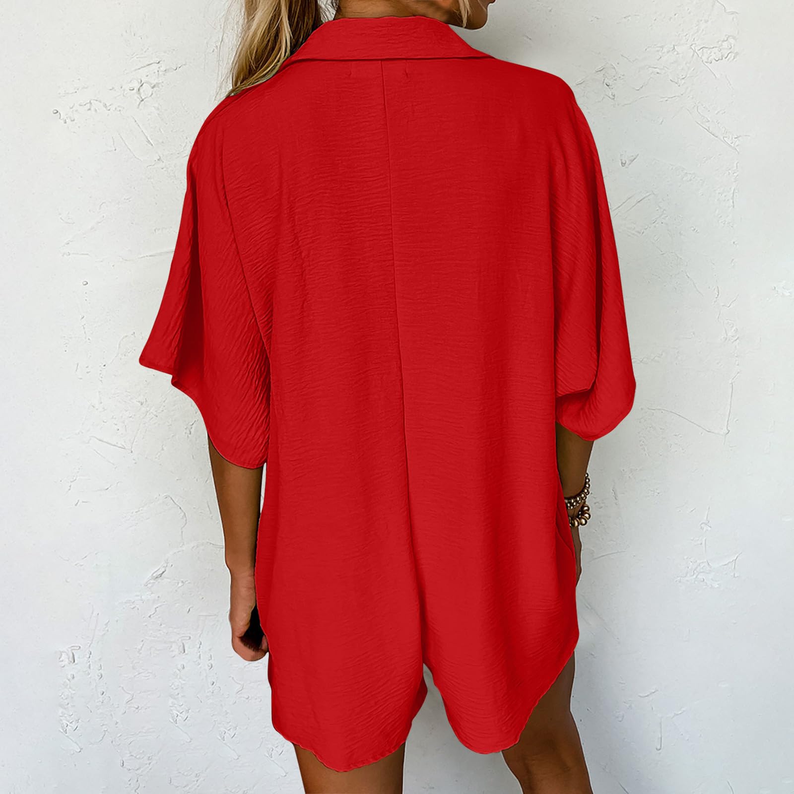Tendance 2025 Combishort Femme Chic et Élégant Mode Salopettes Femmes Shorts Combinaisons Salopette Court Soldes d'été Combi-Short Casuel Romper Jumpsuit Salopettes Pantalons de Plage Playsuits