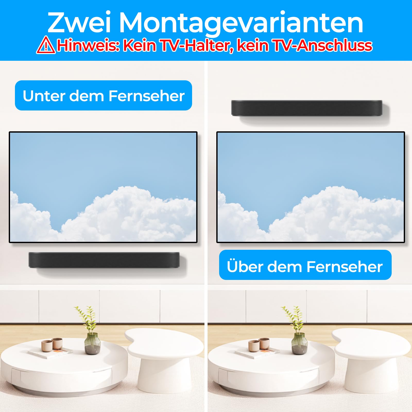 Soundbar Mount Compatible with: Sonos® Beam™ - Wall - 5 kg