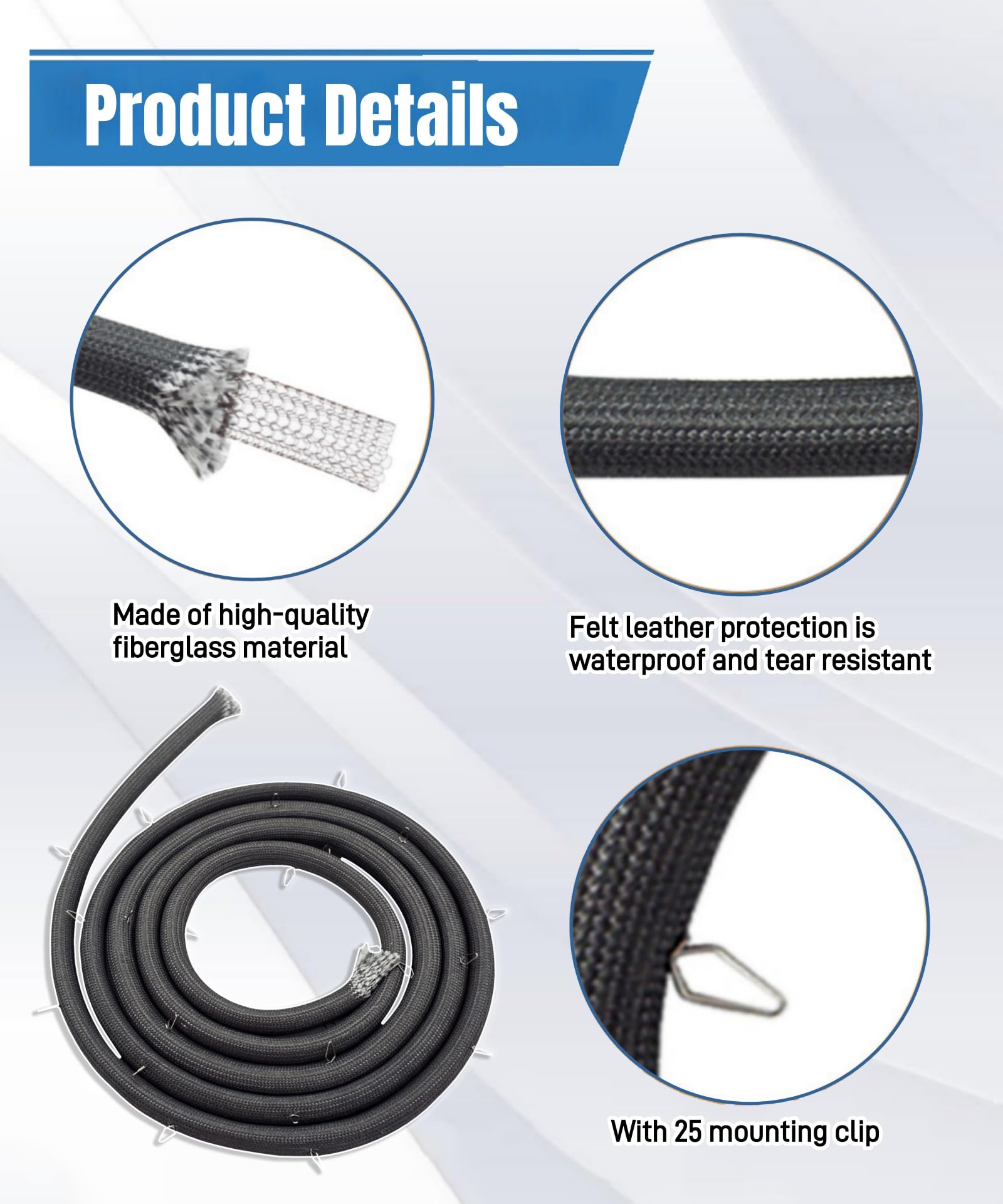 WB04T10050 - Junta de puerta de horno con clips compatible con la mayoría de hornos de gama GE, sello de puerta de rango reemplaza 1166413 AP3860395 PS1019820 EAP1019820 AH1019820 ETC.