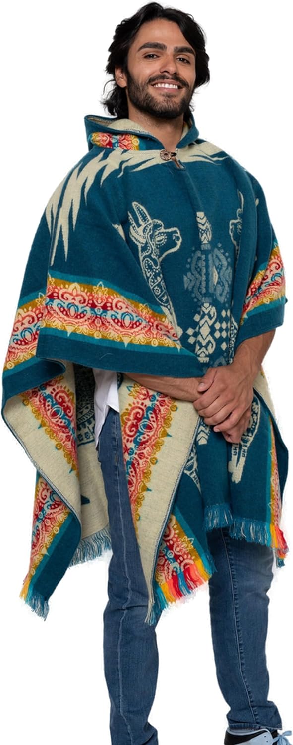 Alpaca Land, Handmade Ecuadorean Alpaca Wool Ponchos - Image 4
