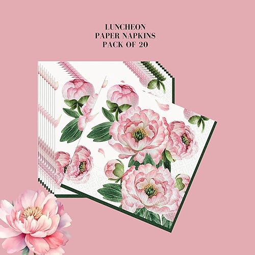 Miniatura 3 de Keep Unique Servilletas de papel de 13 x 13 pulgadas, servilletas florales de 3 capas para arte, cena y fiesta, servilletas desechables decorativas
