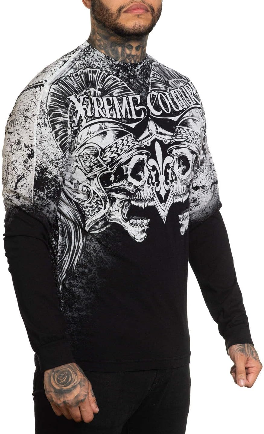 Xtreme Couture by Affliction Men's Long Sleeve T-Shirt Hector