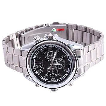 M MHB Wrist Watch Hidden Recording Camera While Recording no Light Flashes. Watch Camera Inbuild 4gb Memory .Originalbrand Product are Sold by M MHB