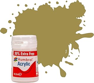 Humbrol AB0249EP 249 RLM 79 Sandgelb Matt-14ml Acrylic Plus 30% Paint, 18.2 ml (Pack of 1)