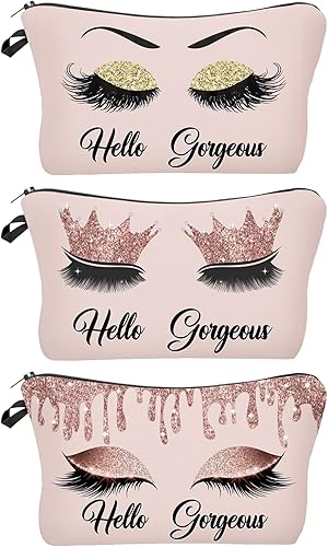 Bolsa de maquillaje para bolso, bolsas de cosméticos para mujer, regalo inspirador para mujer, pequeña y divertida, bolsa de cosméticos Bohu, bolsa