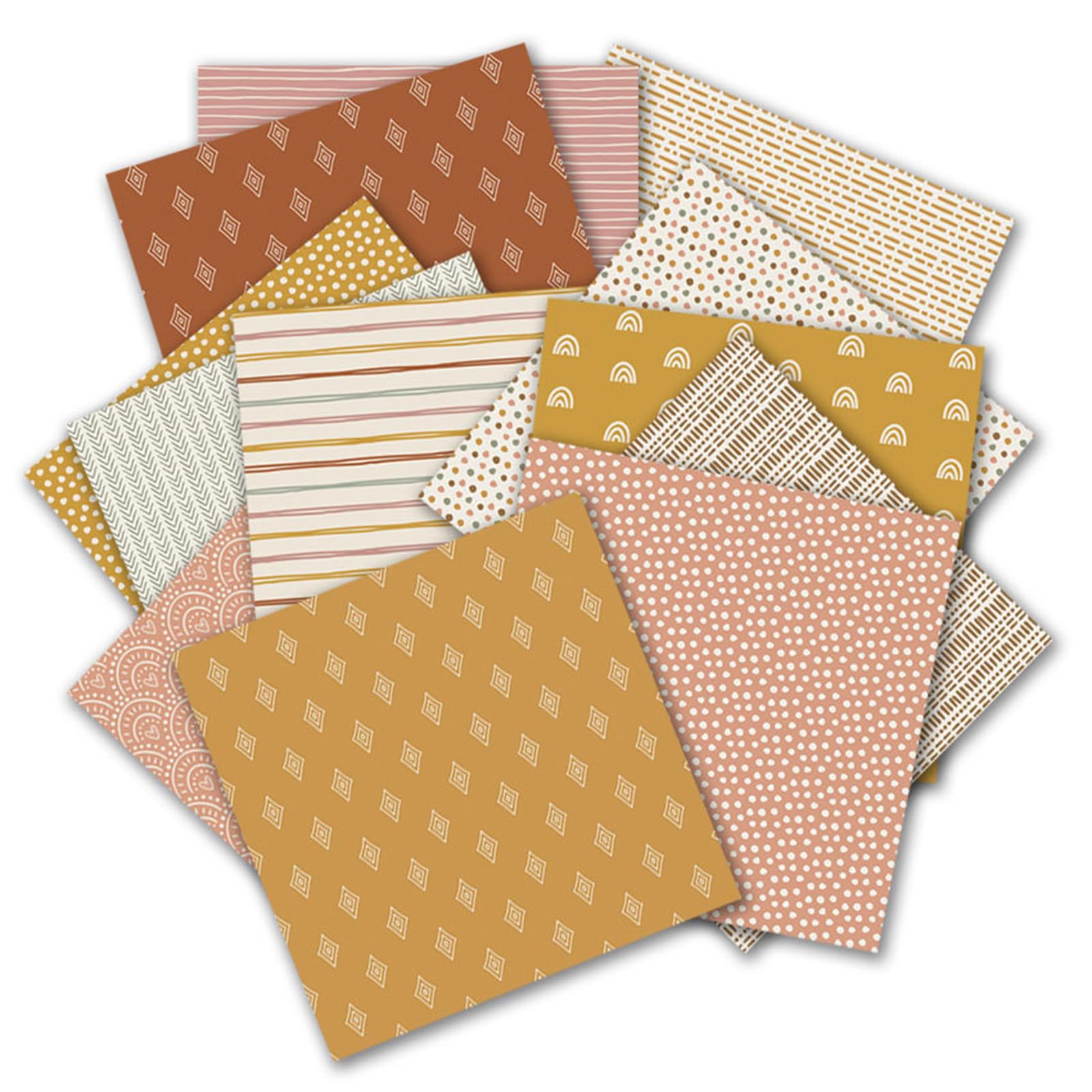 Scrapbook Papier Bunt 24 Blatt 30,5x30,5 Cm - Doppelseitiges Motivpapier Für Basteln & Journaling