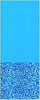 Swimline 18ft Round 20 Gauge Vinyl Overlap Pool Liner for 21ft Above Ground Pools, 48-52in Walls, Durable Blue Swirl