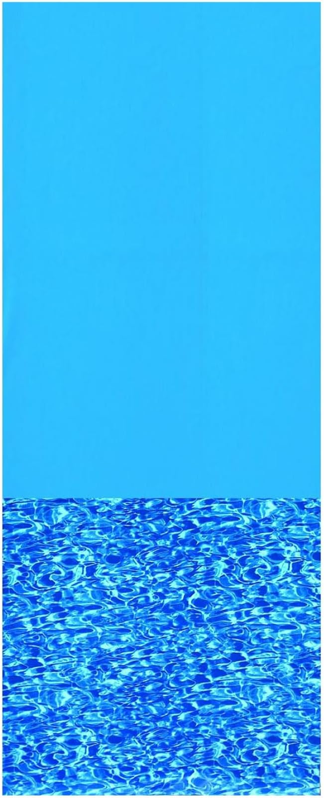 Swimline 18 Foot Round Durable 20 Gauge Vinyl Wall Overlap Pool Liner Cover for 48 and 52 Inch Above Ground Swimming Pools, Blue