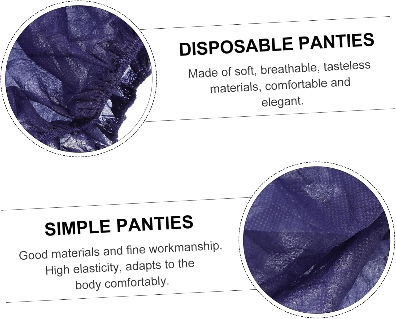 Womens Underwear Seamless Disposable Panties Spa Underwear Simple Panties Safe Reliable Material