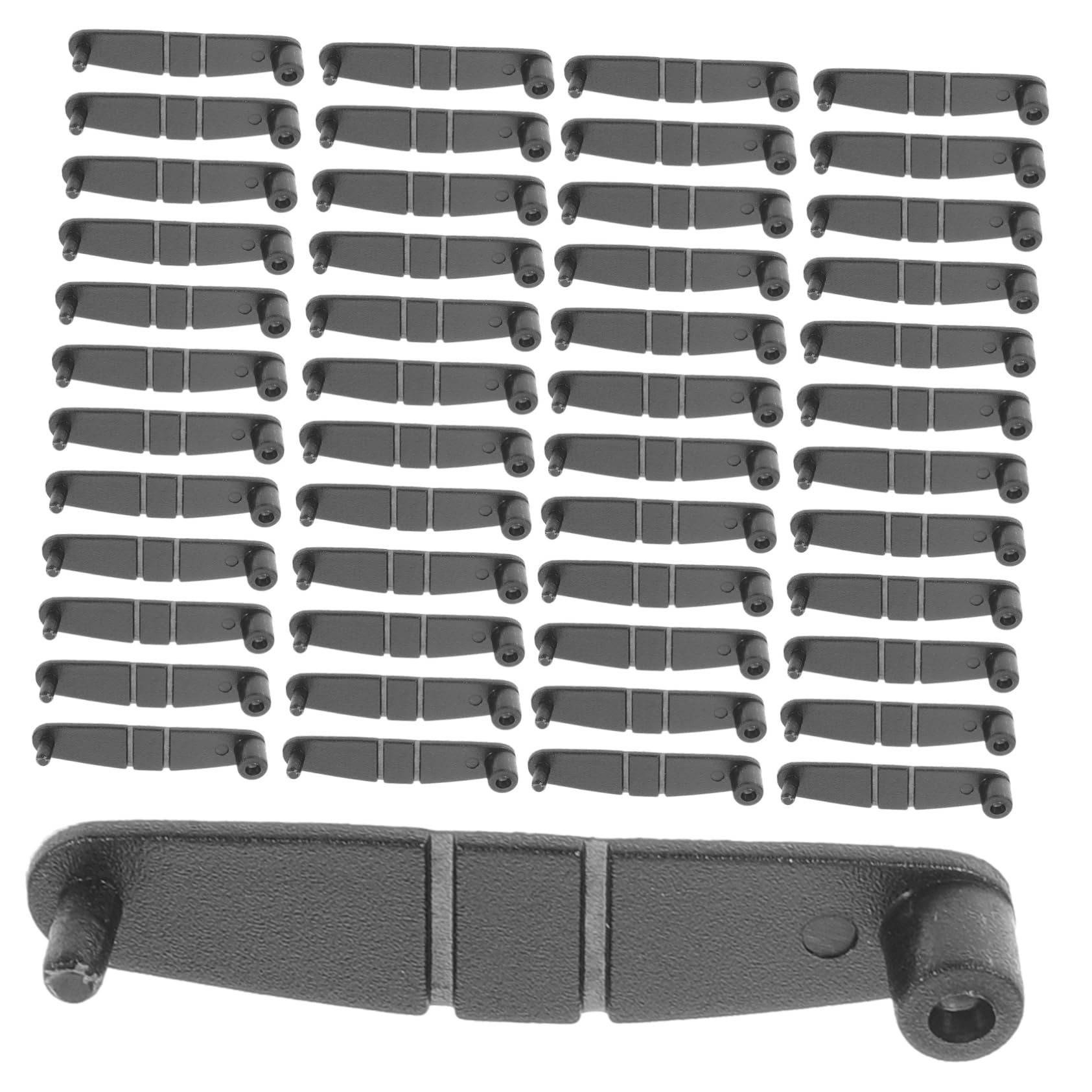 SUPVOX 100 Pezzi Clip Portachiavi Flessibili In Plastica – Mini Moschettone Per Fai-da-te E Artigianato