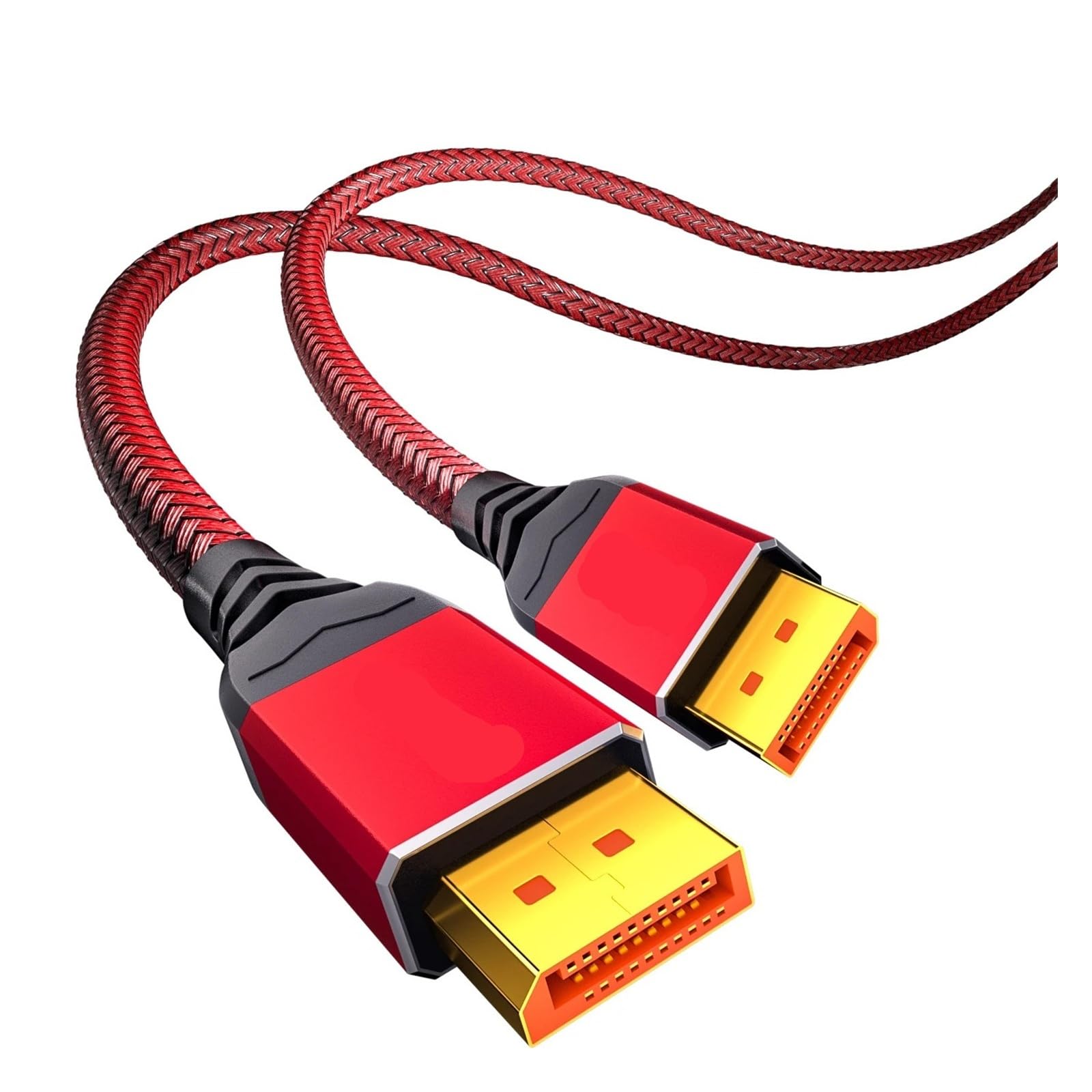 Cavo DisplayPort 2.1 Da 16K, Cavo DisplayPort Ad Alta Velocità DP80 Da 80 Gbps, Cavo Video For Giochi E-Sport Con HDR, FreeSync, Supporto G-Sync(1M)