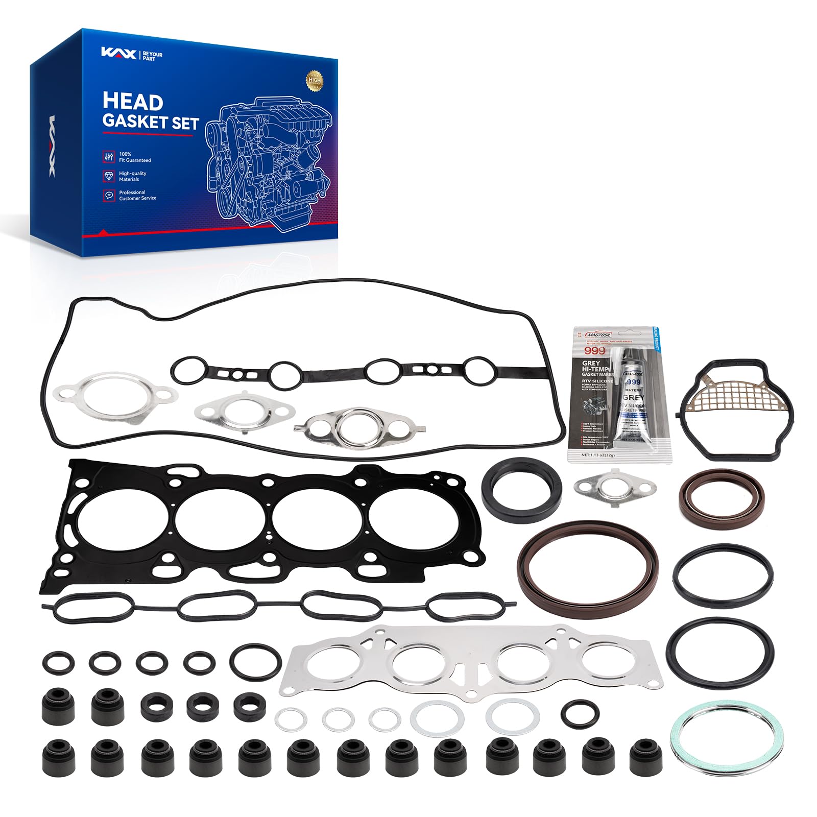 KAX Head Gasket Set for Toyota Camry 2002-2011 2.4L, RAV4 2004-2008 2.4L