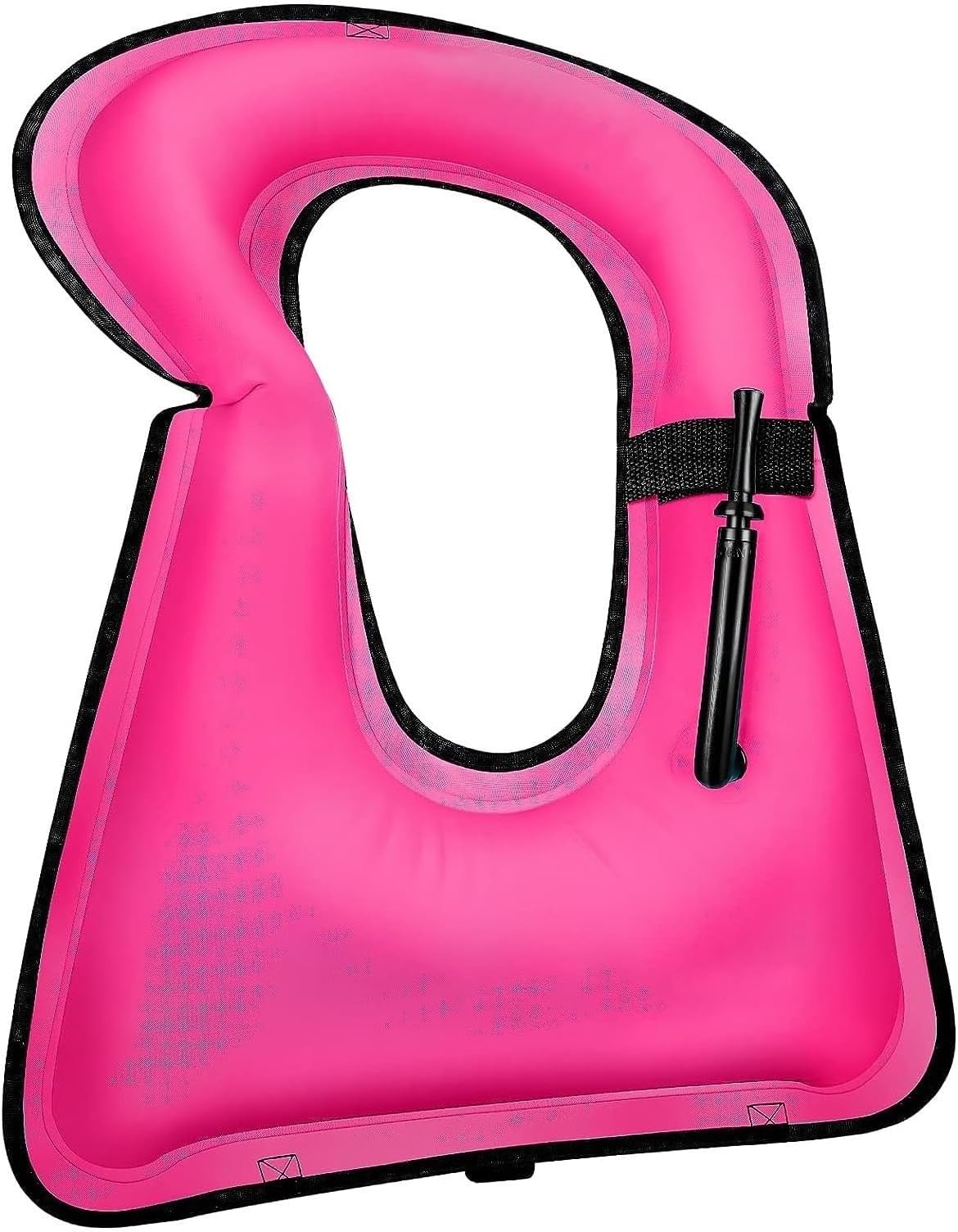THE WHITE SHOP Inflatable Snorkel Vest for Adults, Travel Size Snorkeling Buoyancy Adjustment Gear Swimming Vest Jacket for Snorkel & Water Sport