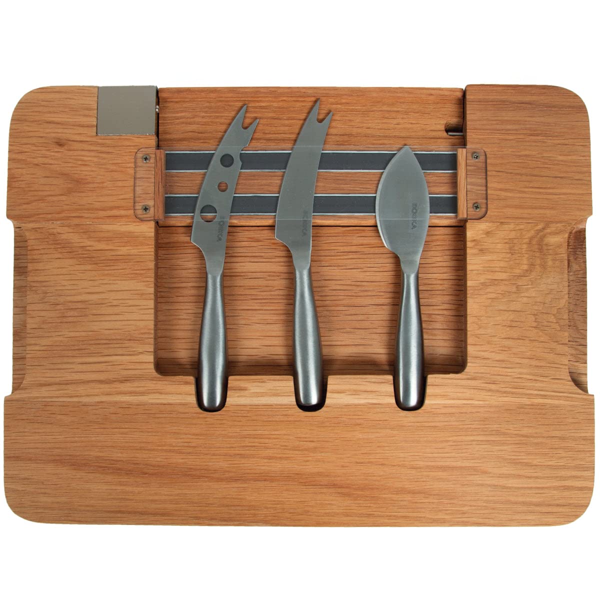 BOSKA 320083 Friends - Juego de tabla de quesos con cuchillo, madera, natural