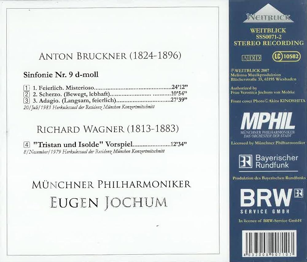 Jochum Conducts Bruckner & Wagner: JOCHUM,EUGEN; MUNCHNER