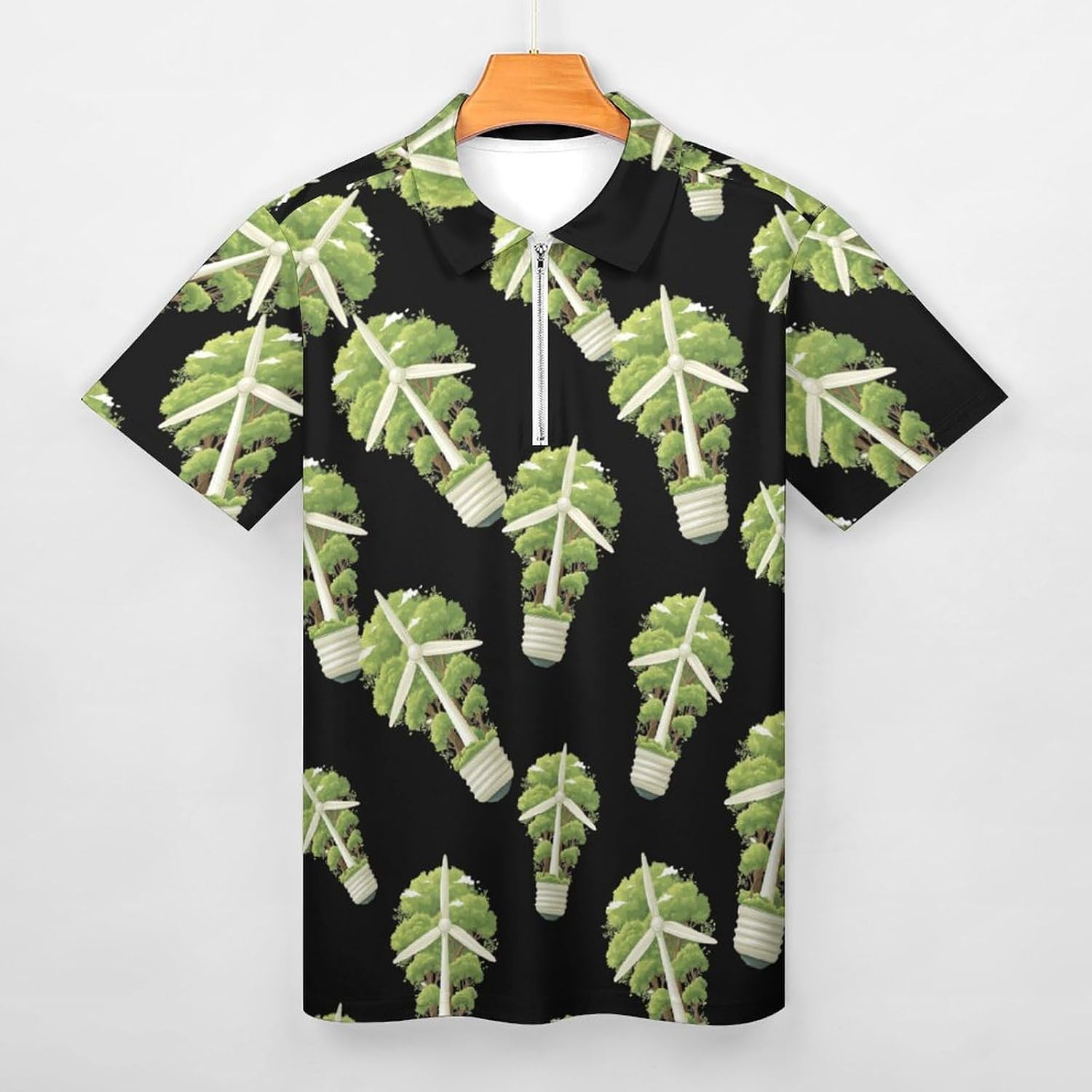 Sustainable Development Polo Shirts for Men Short Sleeve Athletic Golf Tees Tops