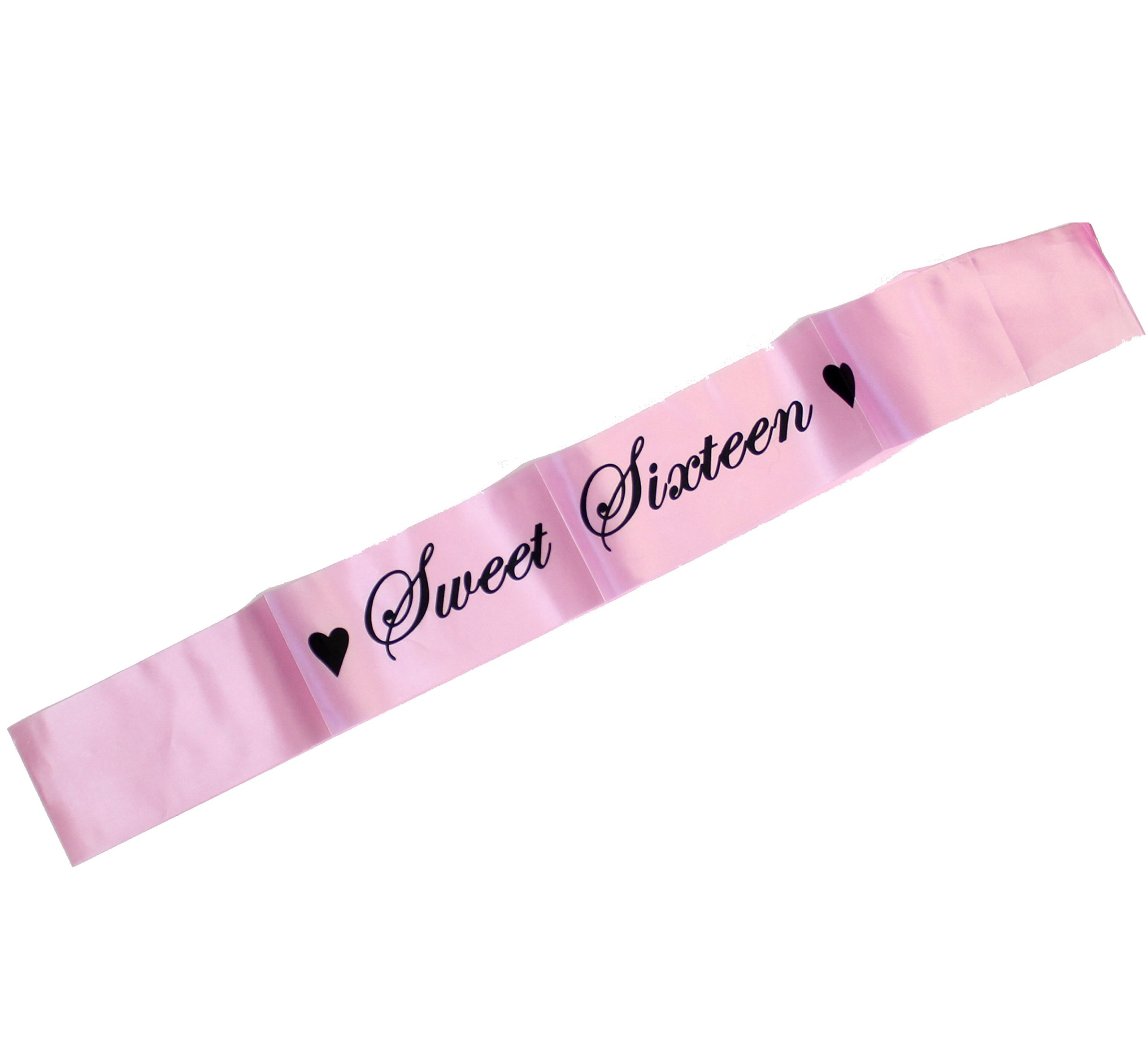 Zac's Alter Ego Baby Pink Sweet Sixteen Birthday Party Sash Scarf