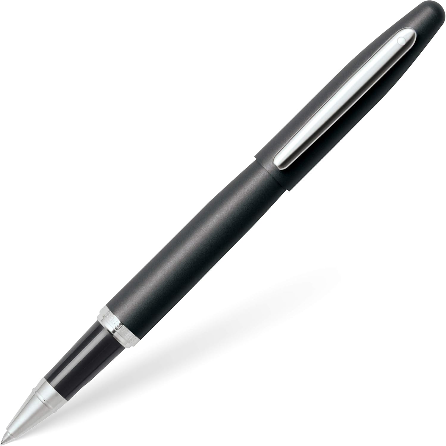 Sheaffer VFM Matte Black Rollerball Pen with Chrome Trim