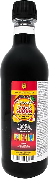 Himbeer-Slushkonzentrat 500 ml, Mischungsverhältnis 1:5 | Slush-Eis | Crush-Eis | Wassereis | ohne künstliche Farbstoffe | für Slushie-Maker - 4