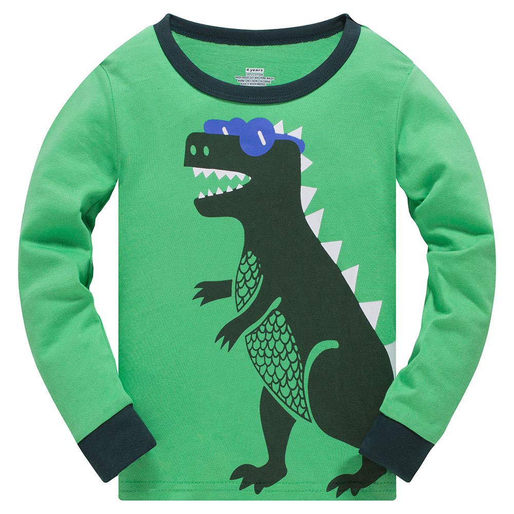 TEDD Boys Pyjamas Dinosaur Nightwear Cotton Toddler Clothes Kids Sleepwear Long Sleeve Christmas Pjs Sets 2 Piece Outfit Xmas Gift 1-12 Years — view 8