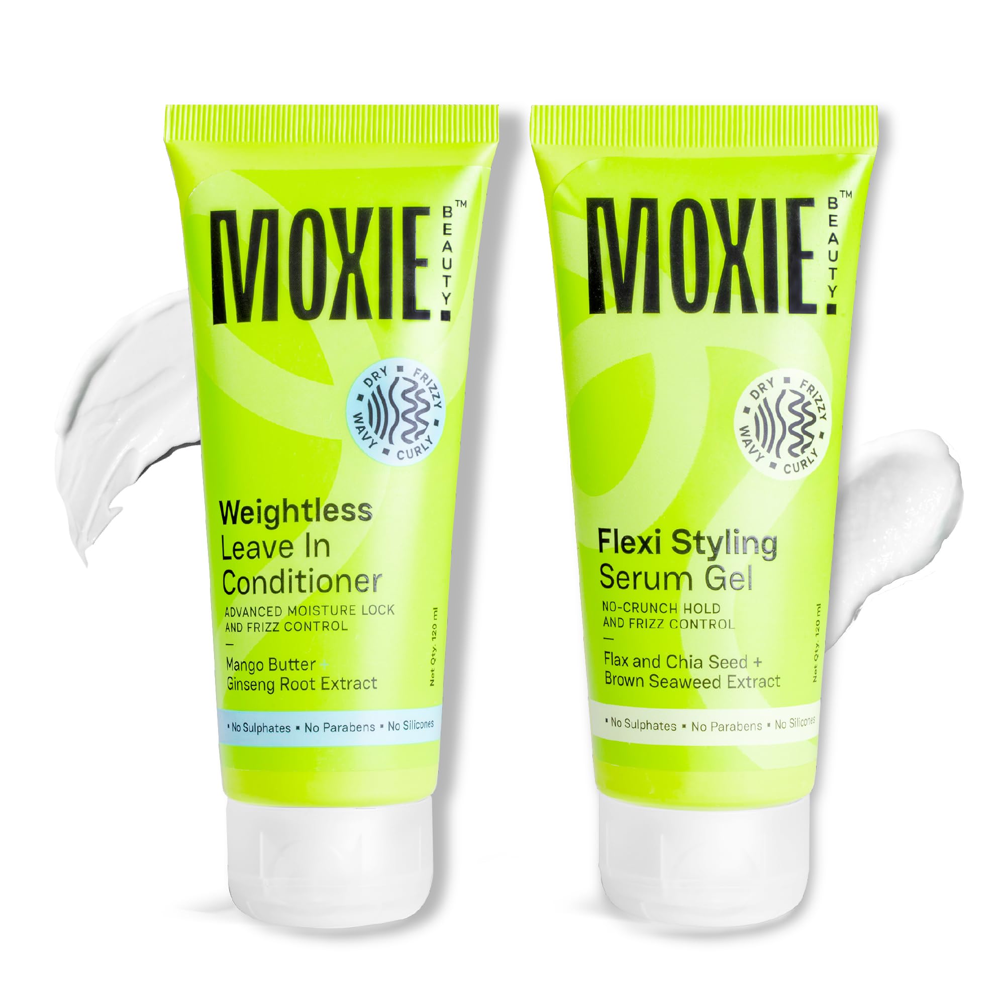 Sponsored Ad - Wavy Vibe Setter Duo | Boosts Definition & Retains 94% Hair Moisture | Tackles Frizzy & Dry hair | Weightless Leave-In Conditioner (120ml) & Flexi Styling Serum Gel (120ml)