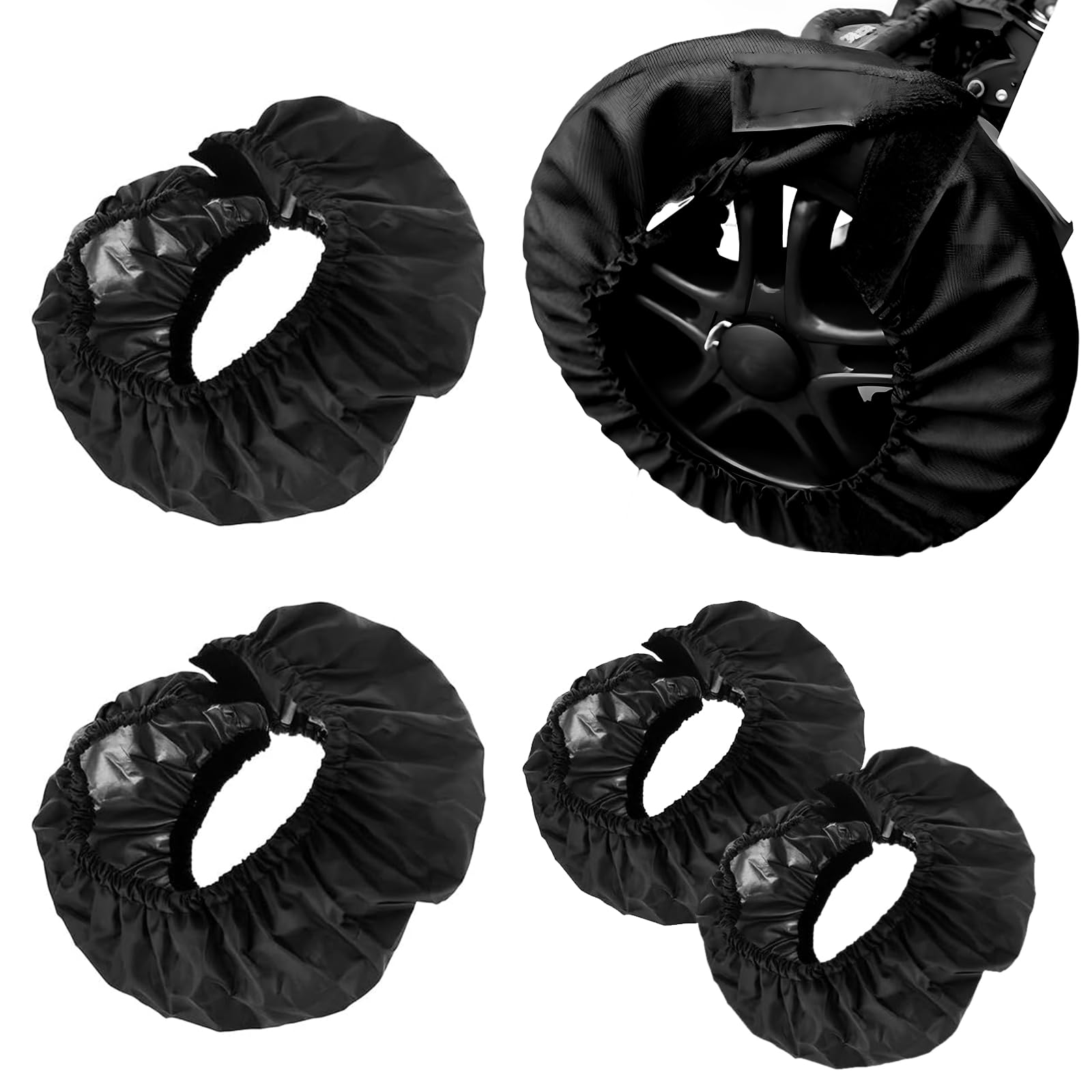 4 PCS Pram Wheel Covers