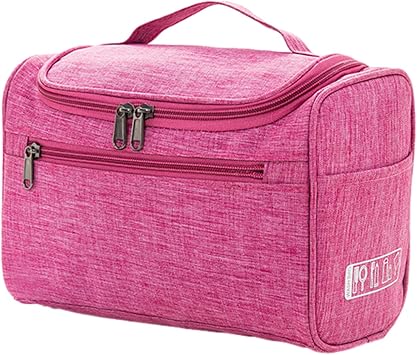 Portable Organizer Bag for Toiletry Necessaries Waterproof Handbag Travel Zipper Hand Carry Cosmetic Storage Women Makeup Case