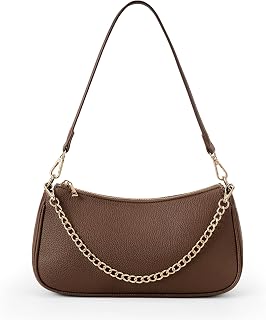 Shoulder Bag for Women Cute Underarm Purse and Handbag with Chain
