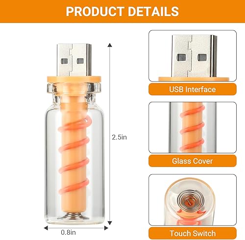 Miniatura 3 de Luces LED para interior de automóvil, luz ambiental para automóvil, alimentada por USB, lámparas retro para automóvil, control táctil, luz nocturna