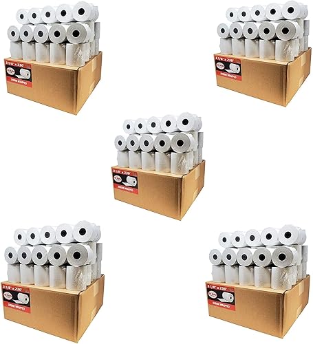 Miniatura 35 de BuyRegisterRolls - (1000 rollos) 3 1/8 pulgadas x 230 pies, rollos de papel térmico para recibos (55 GSM, papel alemán de calidad premium)