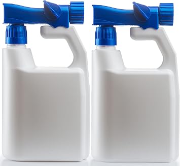 Hose-end Sprayer 1001 Ratio [2 Pack] 32oz Re-usable, Multipurpose