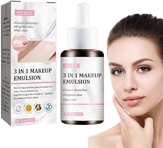 2 Pcs Primer facial hidratante | Primer maquiagem | Loção maquiagem 3 em 1 para o rosto, hidratante facial com cor, creme tonificante feminino Nanyaciv