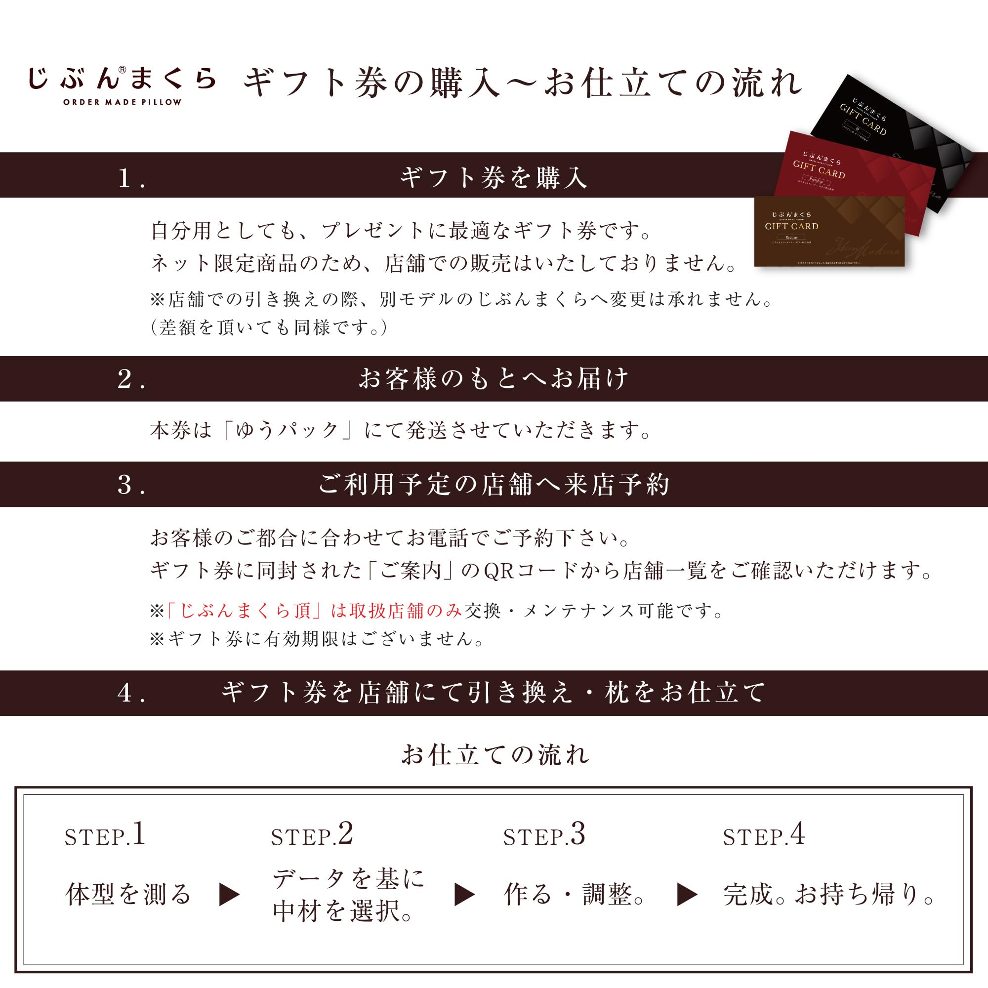 Amazon｜じぶんまくら オーダーメイド枕 引換券 プレミアム （ワイド