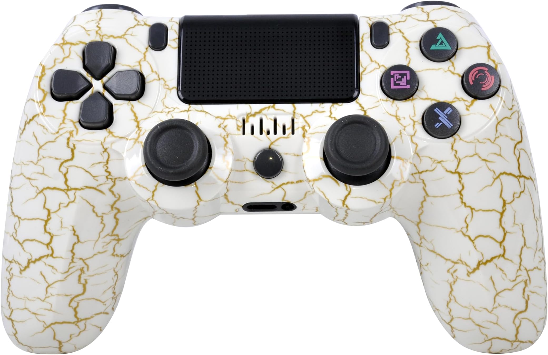 Premium Wireless Controller For PS-4 Playingstation 4 With sensor MotionComatable with Slim/PC/Pro (OFF WHITE)