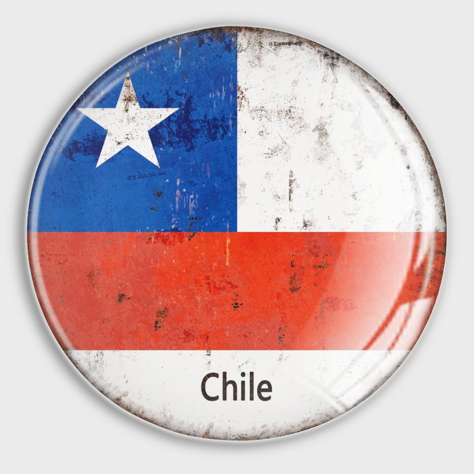Magnets Chili en verre dôme haut de gamme pour réfrigérateur et surfaces métalliques
