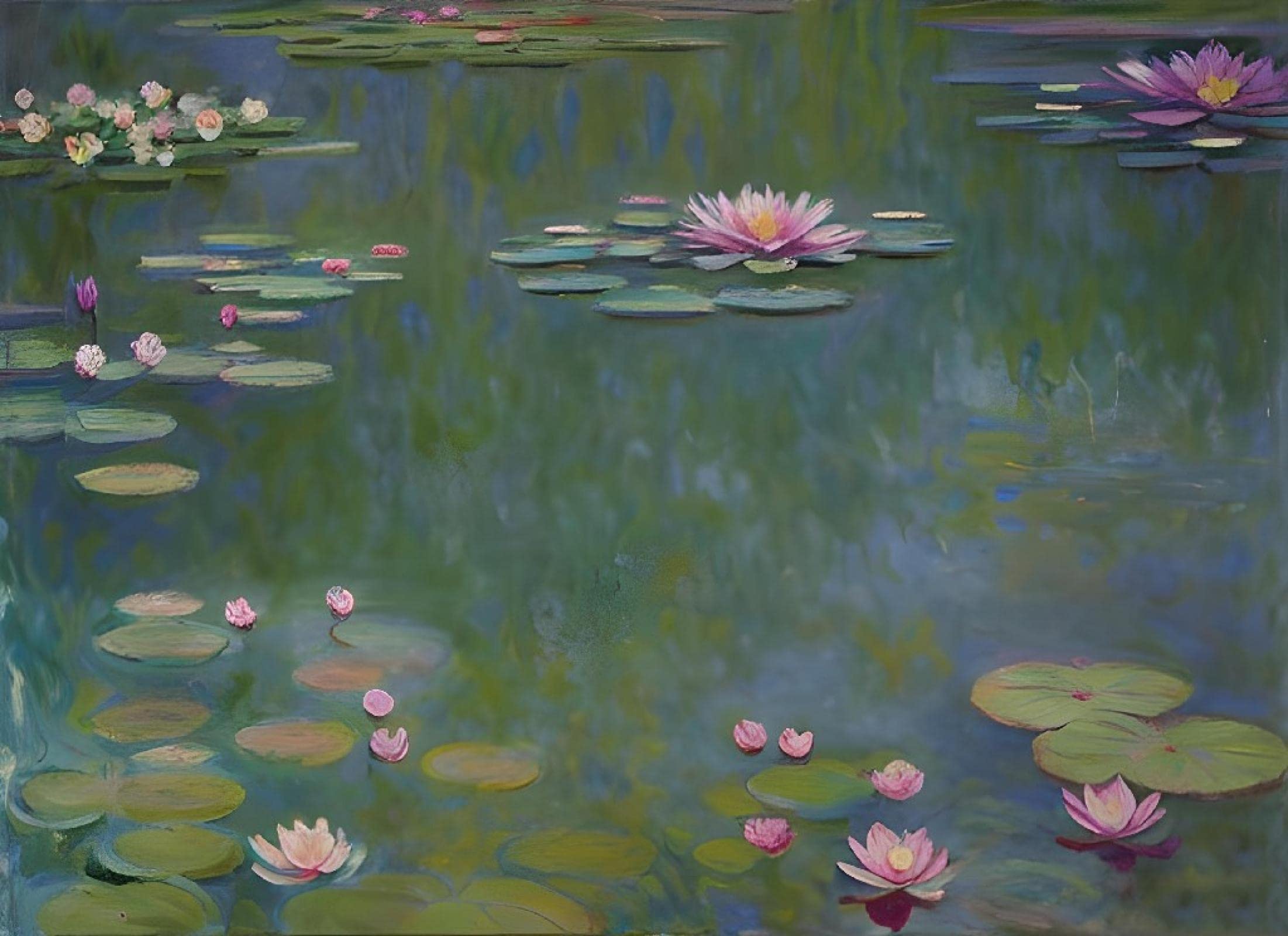 油絵大きなあたまの植物ユニークモダンアート 現代アート大きめ
