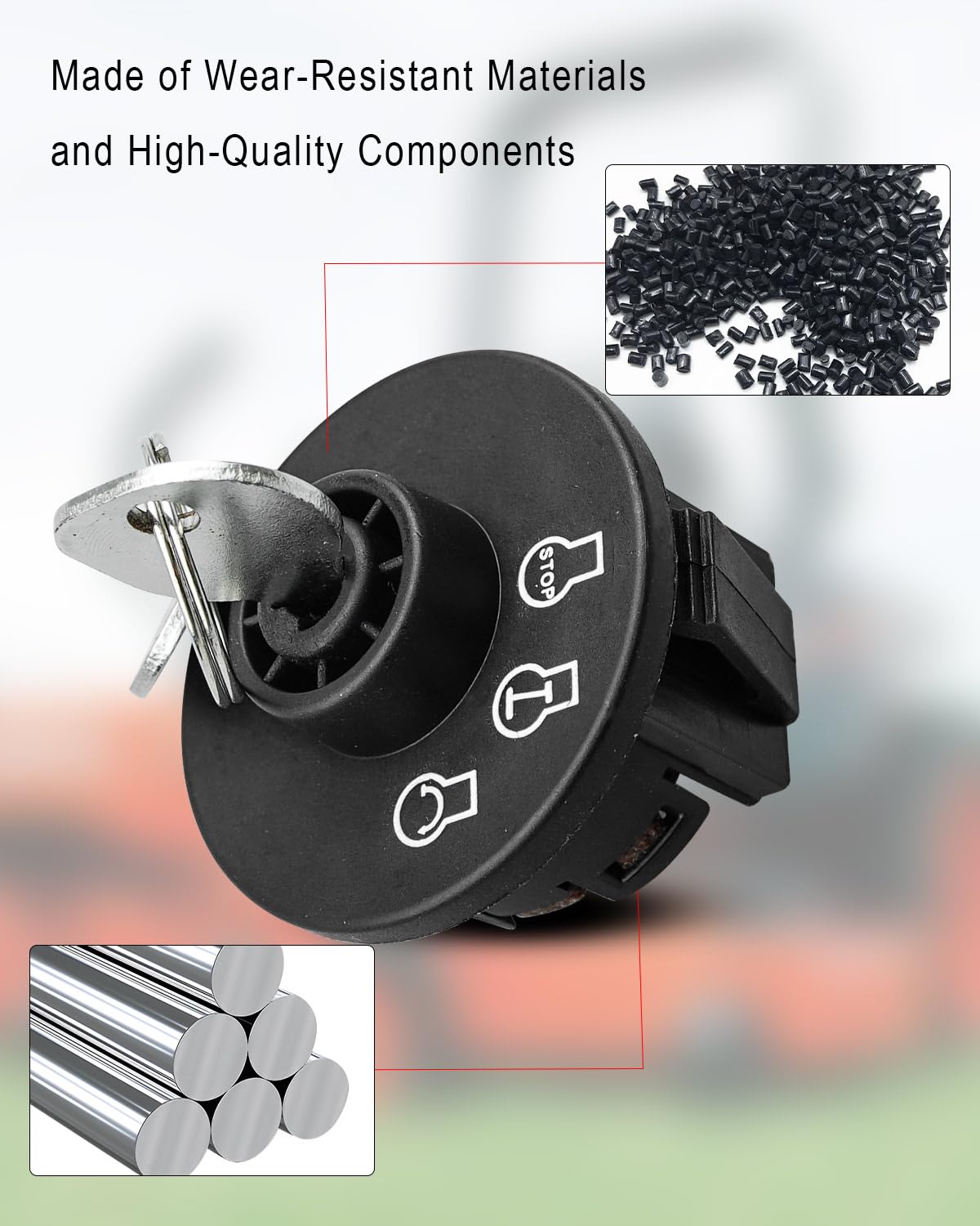 CocottE＊SwitchLite Starter Ignition Switch fits Kubota Z724 Z725 Z726 ZG123