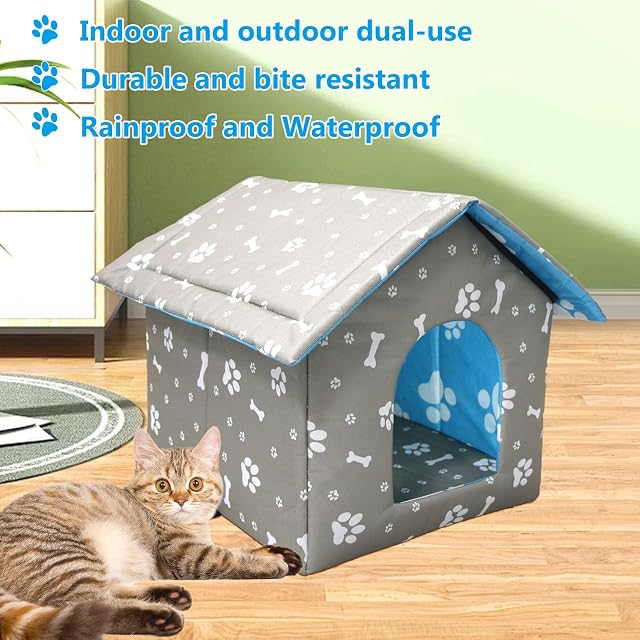 Foto 5 de 7 de Casa para Gatos Al Aire Libre, Casa para Gatos para Exteriores, Casa Gatos Exterior, Casa para Gatos Exterior