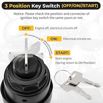 Amazon.com: M MATI Ignition Key Switch 6 Wires for Kawasaki Teryx