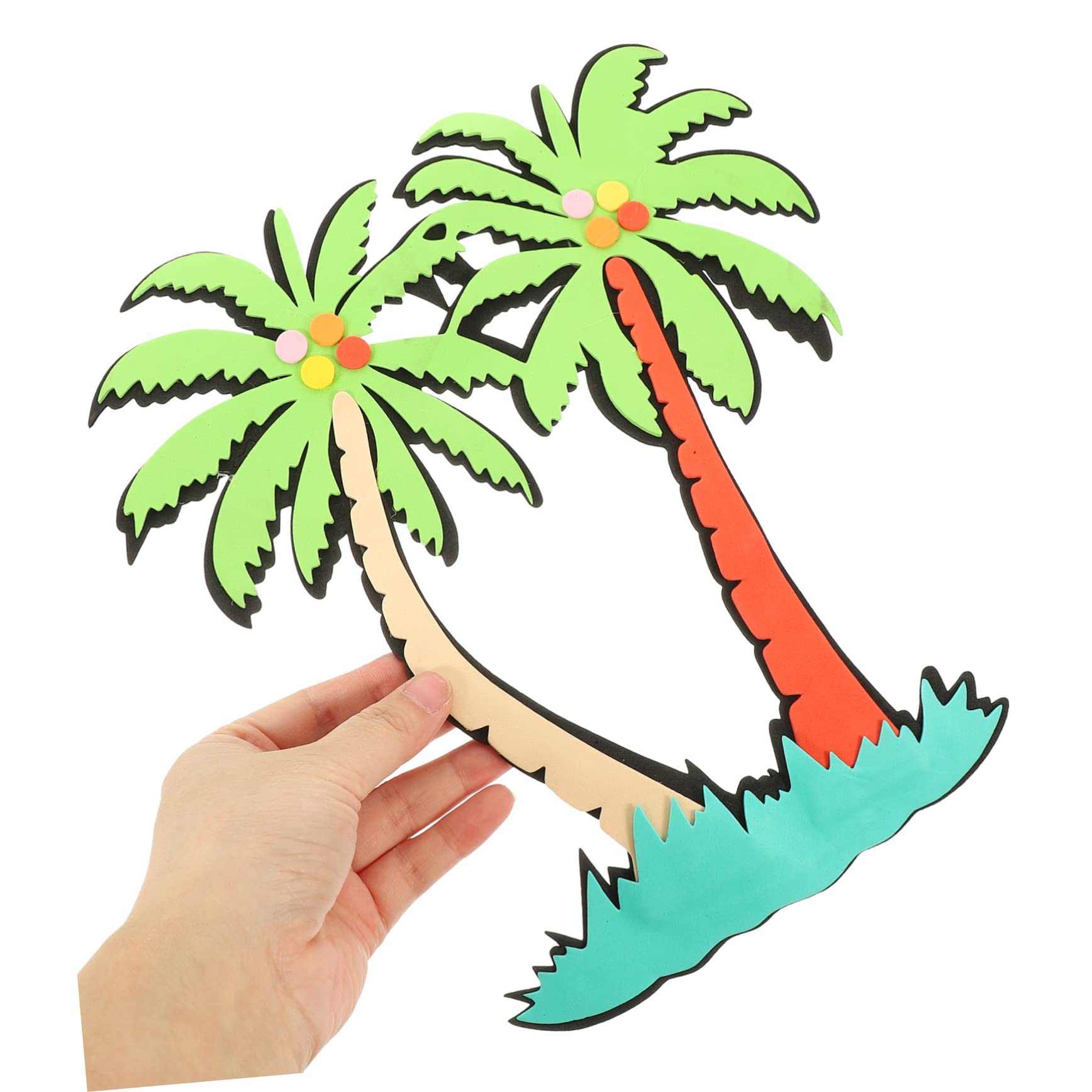 Toyvian 5piezas Pegatina Decorativa De Pared Para Aula Diseño De Palmera De Material Para Decoración De Clase Fácil De Quitar Para Habitaciones Infantiles y Espacios Creativos