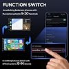 MSXTTLY Wireless CarPlay Adapter UK Android Auto Adpater 2 IN 1, Convert Wired AA/Carplay to Wireless, for Android 11+/iOS 10+ Phones, USB C/A, Plug & Play, SMT-AC01