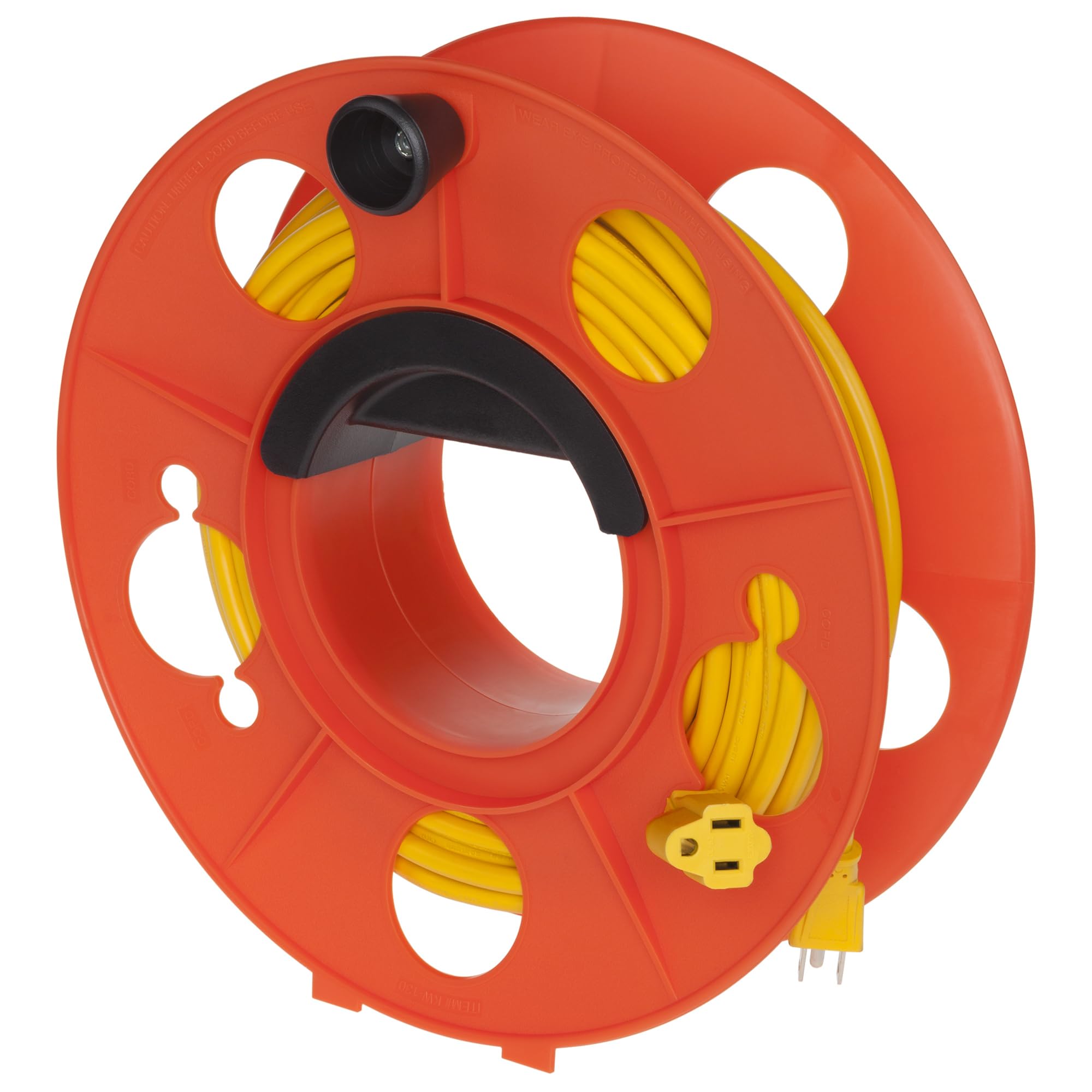 Bayco KW-130 Cord Storage Reel with Center Spin Handle, 150-Feet