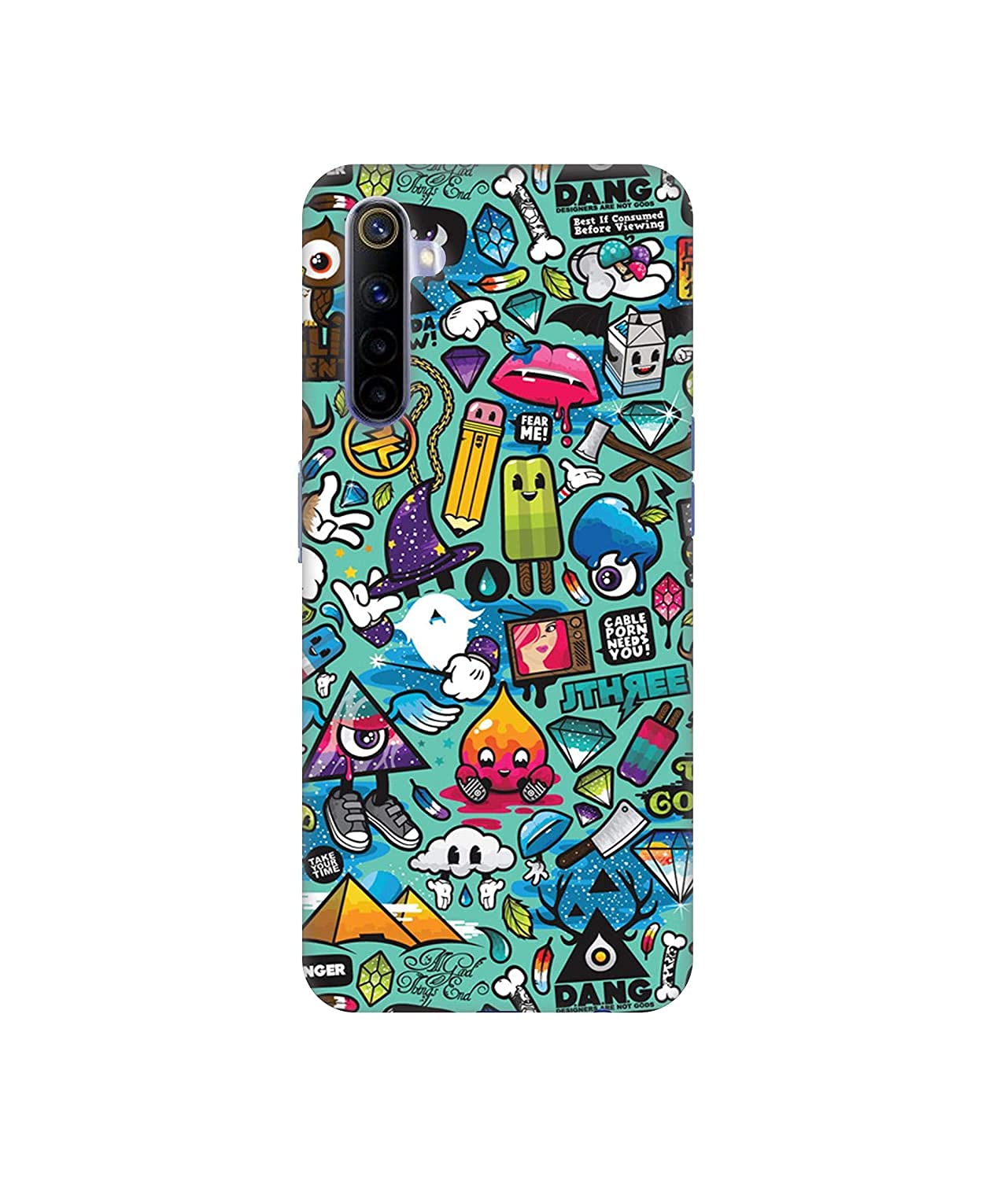 Casotec Crazy Design 3D Printed Hard Back Case Cover for Realme 6 (B08F3HFS2S) Amazon Price History, Amazon Price Tracker