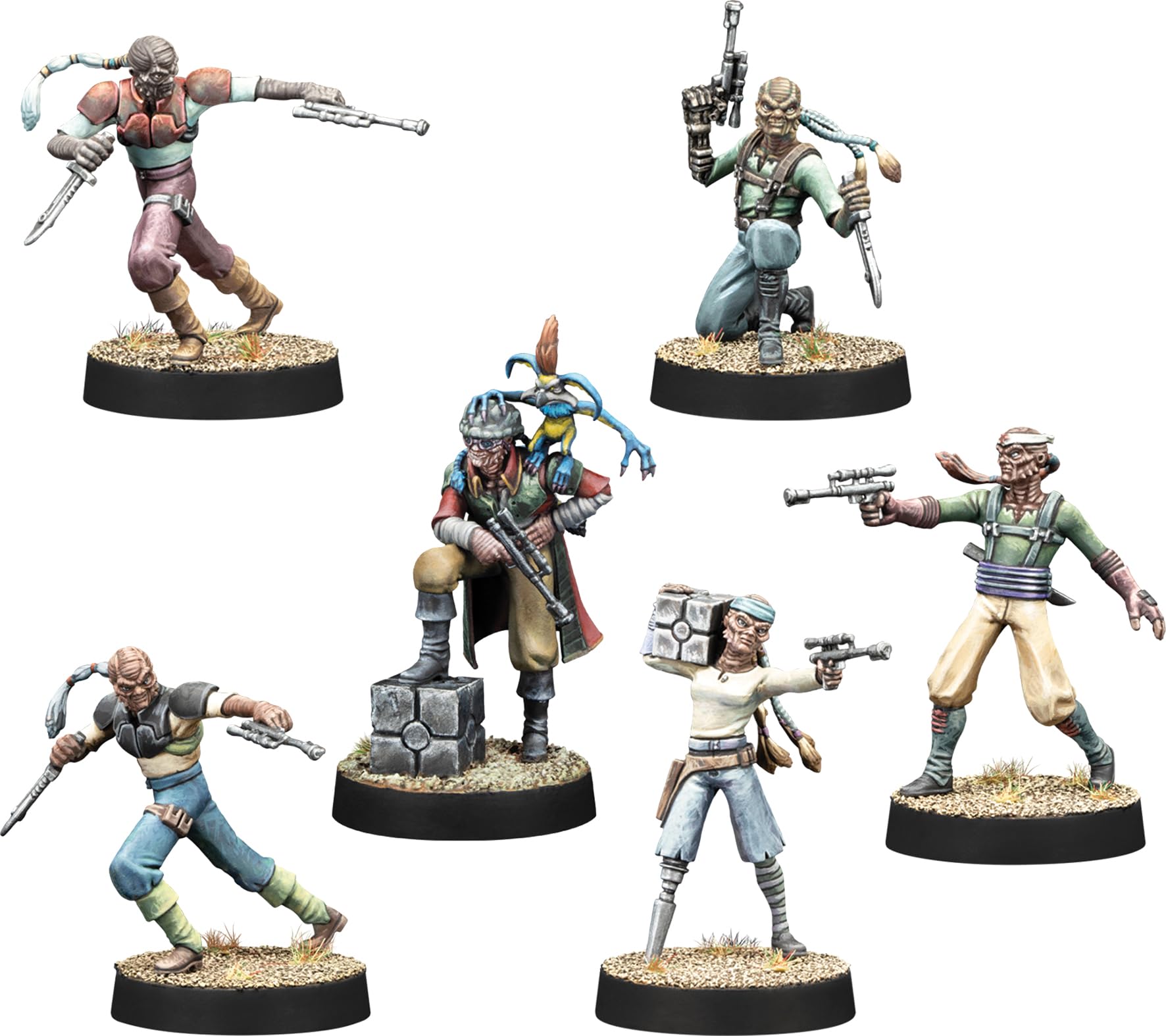 Asmodee - Star Wars™ Legion Hondo Ohnaka & Weequay Pirates | AMG - extension jeu de figurines - mercenaires - experts - 14+ - 2 joueurs - 90 min - multilingue dont français