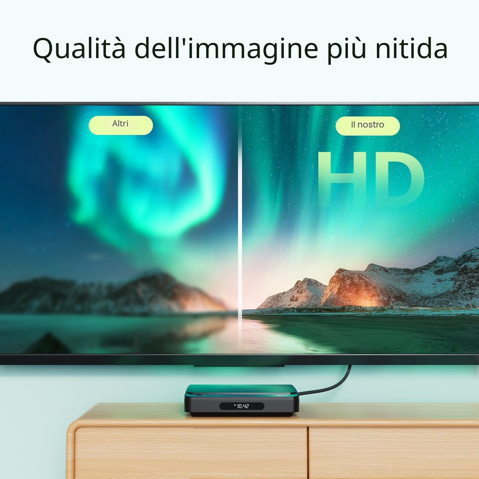 Mini lettore DVD, lettore DVD/CD YOTON 1080P HD, supporto TV HDMI/USB, nessuna limitazione regionale, NTSC/PAL, ultima funzione di memoria, telecomando